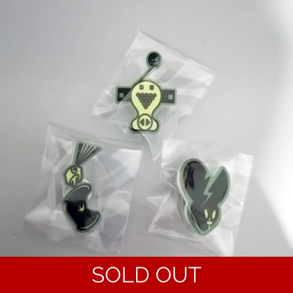 Jet Set Radio Pin Badge Bundle